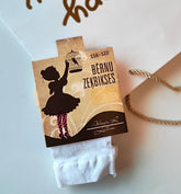 Zeķubikses Alīsija R 20 den, baltas