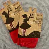 Zeķubikses ar rakstu 30 den, sarkanas