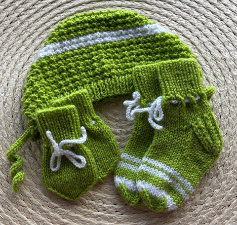 Adīts komplekts jaundzimušajiem