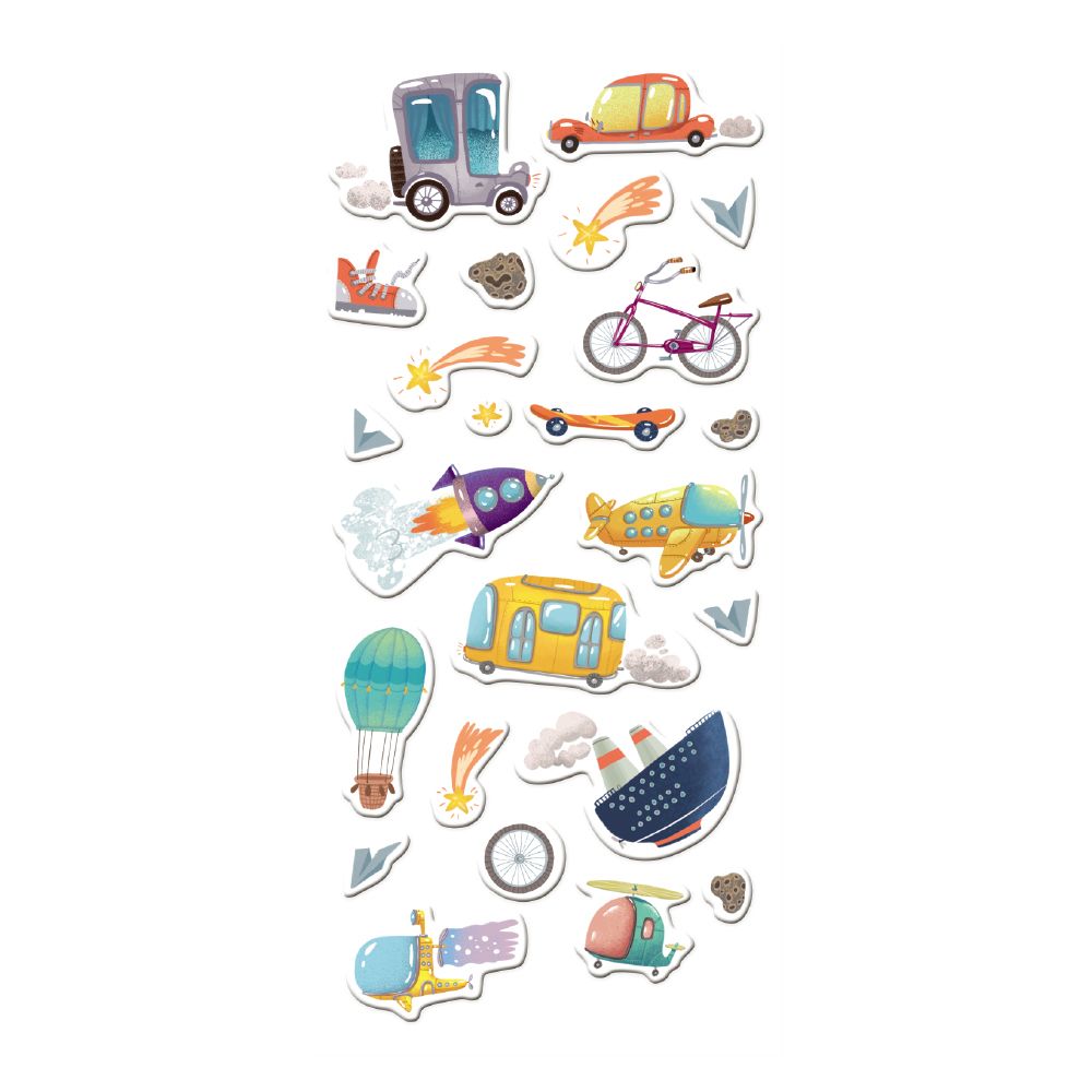 3D uzlīmes, transporti