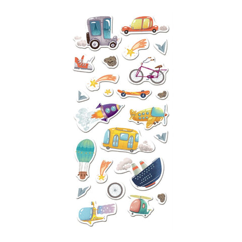 3D uzlīmes, transporti