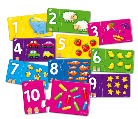 PUZLE MĀCIES SKAITĪT NO 1-10
